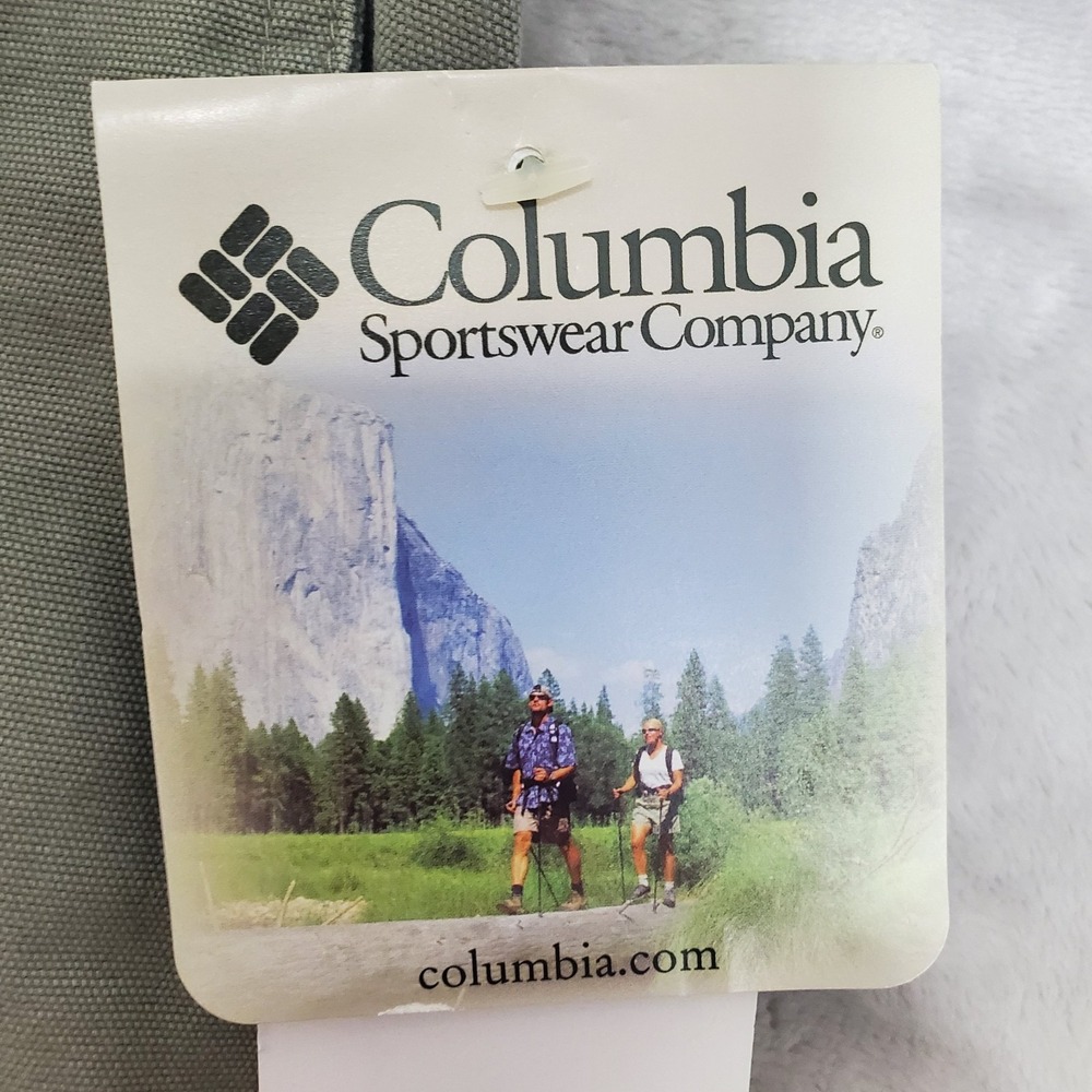 Columbia Shorts Mens Size 38 ROC Cargo Shorts Sage Green Cotton Outdoors NWT - Picture 2 of 9